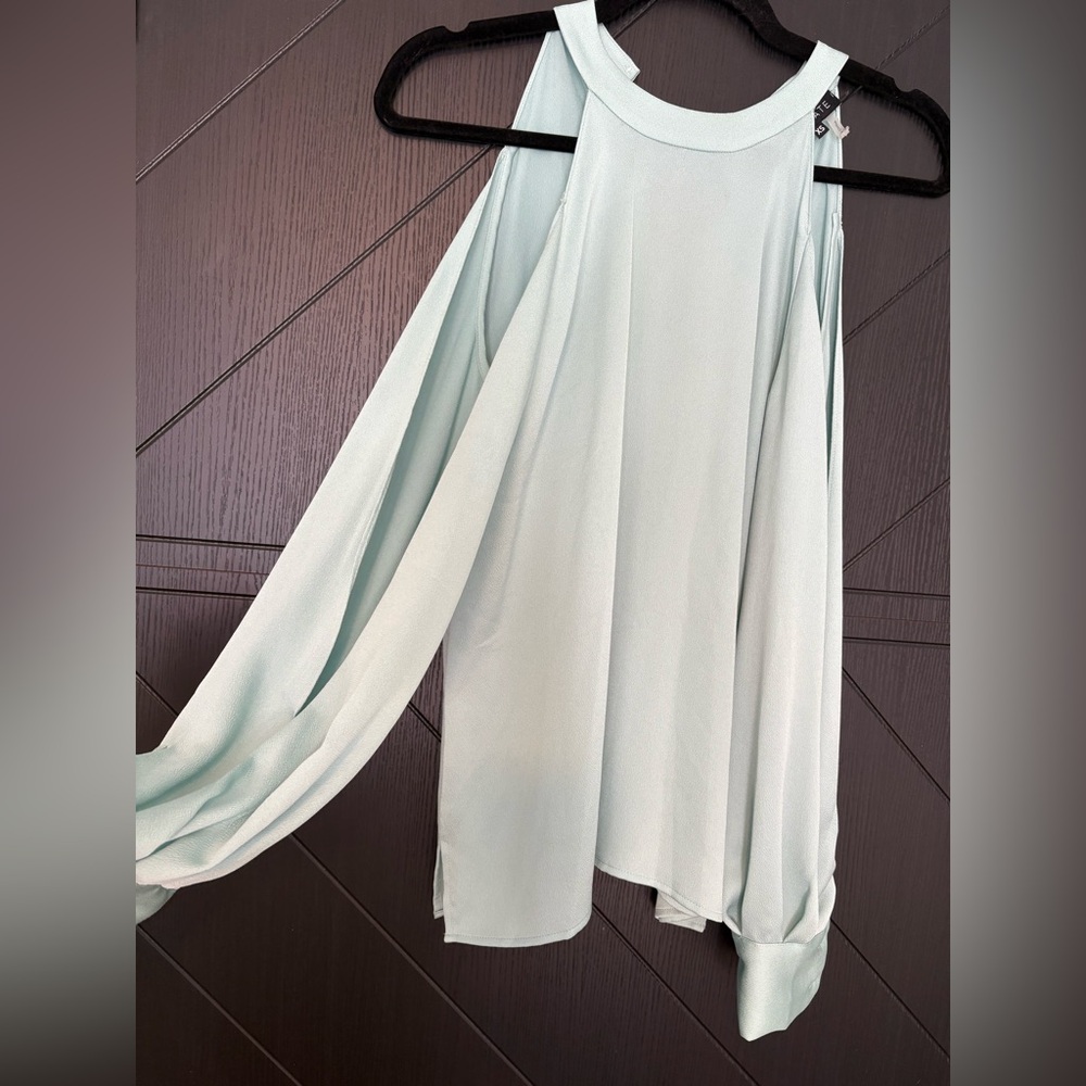 1. State Light cold shoulder top